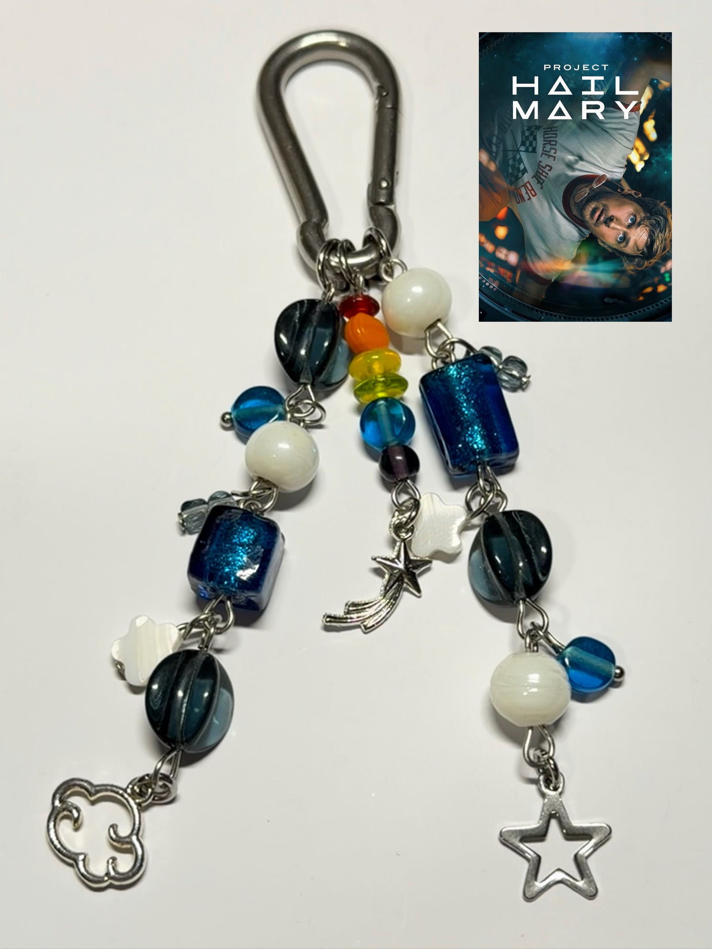 project hail mary (rainbow) - carabiner
