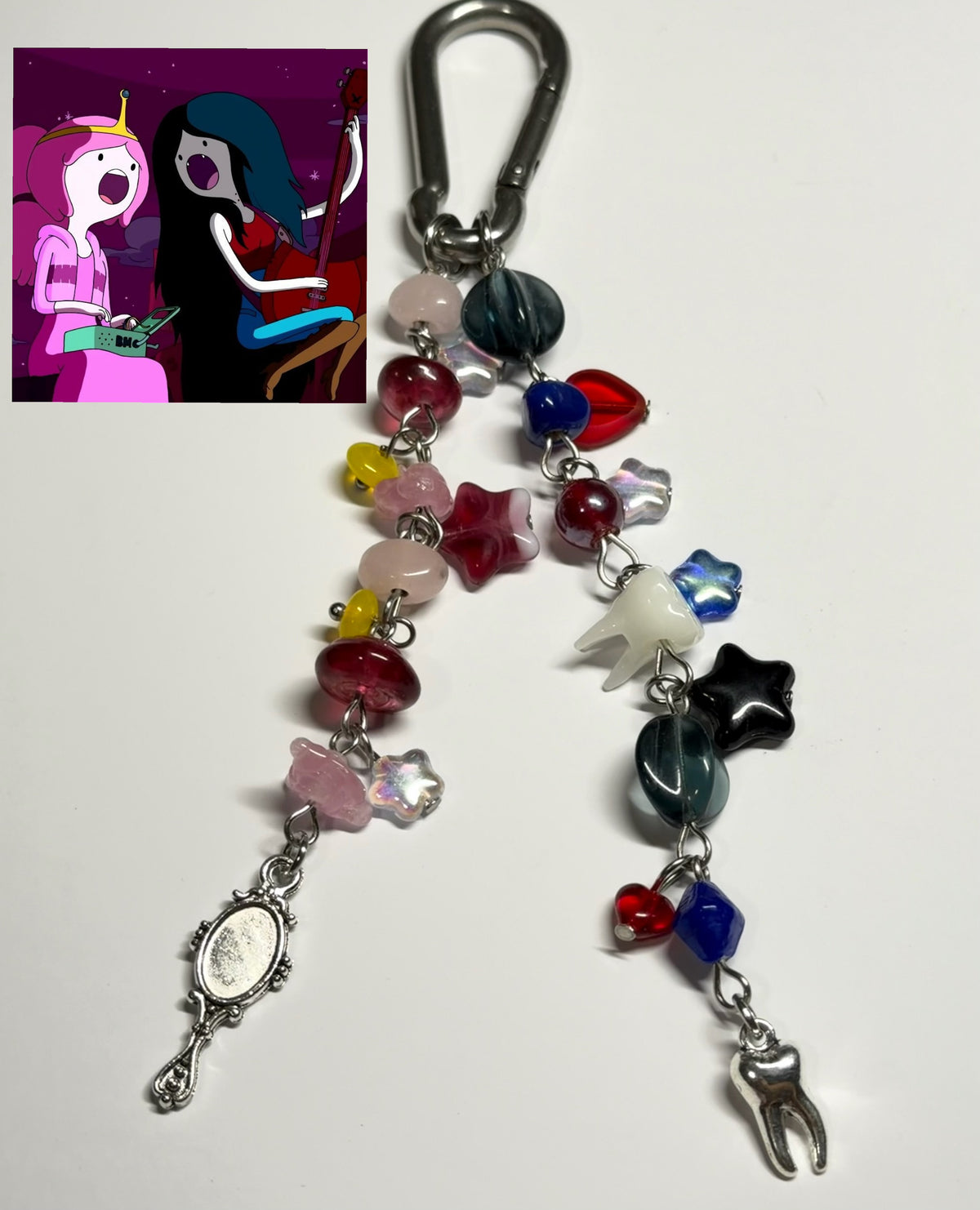 bubblegum and marceline - carabiner