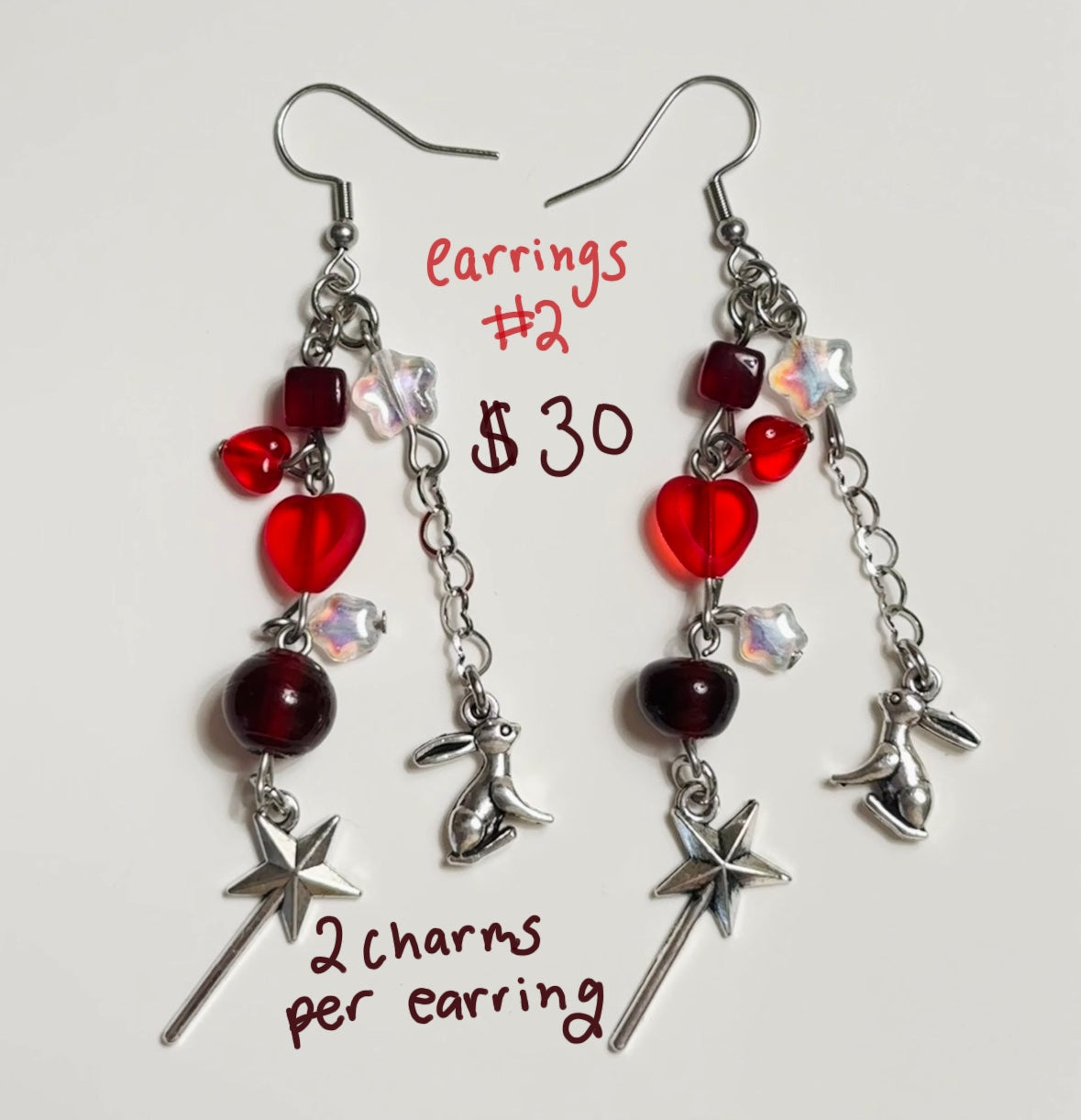 custom earrings! READ DESCRIPTION BEFORE BUYING