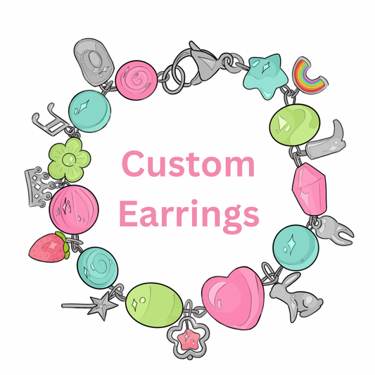 custom earrings READ DESCRIPTION BEFORE BUYING (Copy)