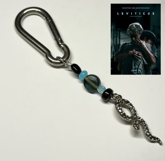 leviticus - mini carabiner charm