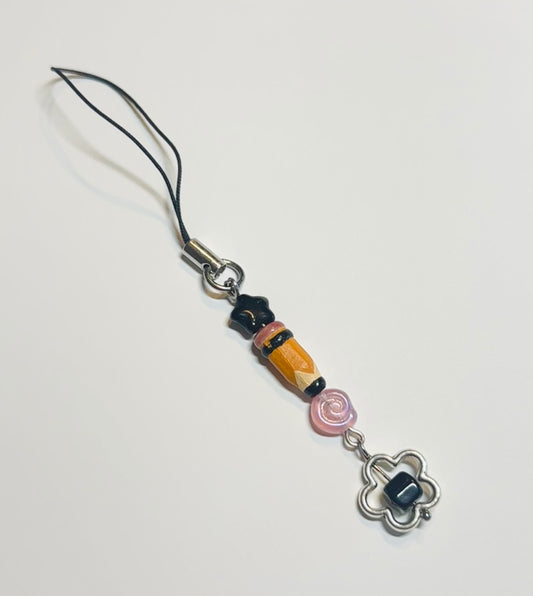 pencil - phone charm