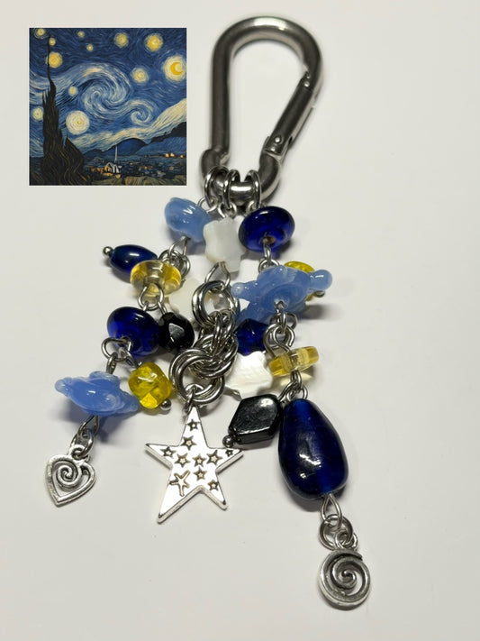 starry night - carabiner
