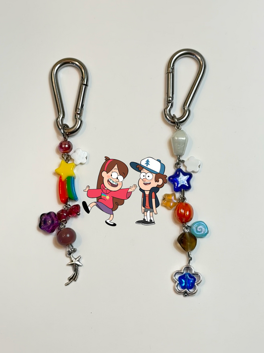 dipper and mabel - matching carabiners