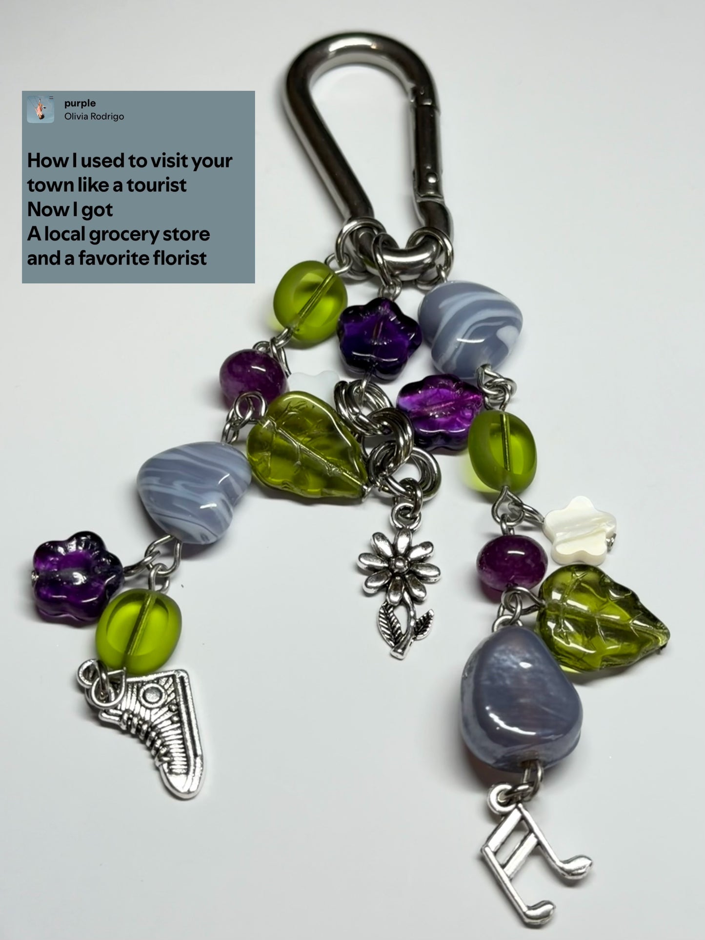 purple - carabiner