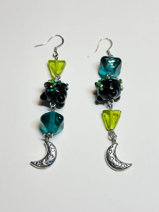 boiling and bubbly - earrings