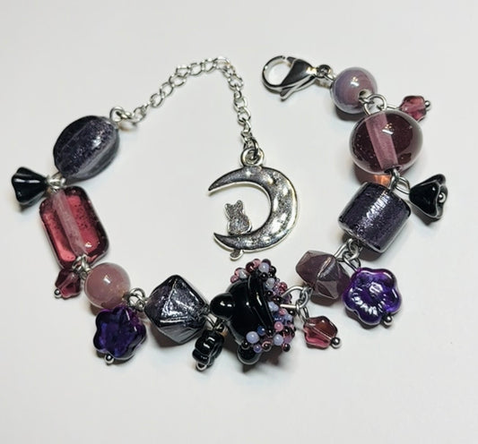 purple cauldron - bracelet