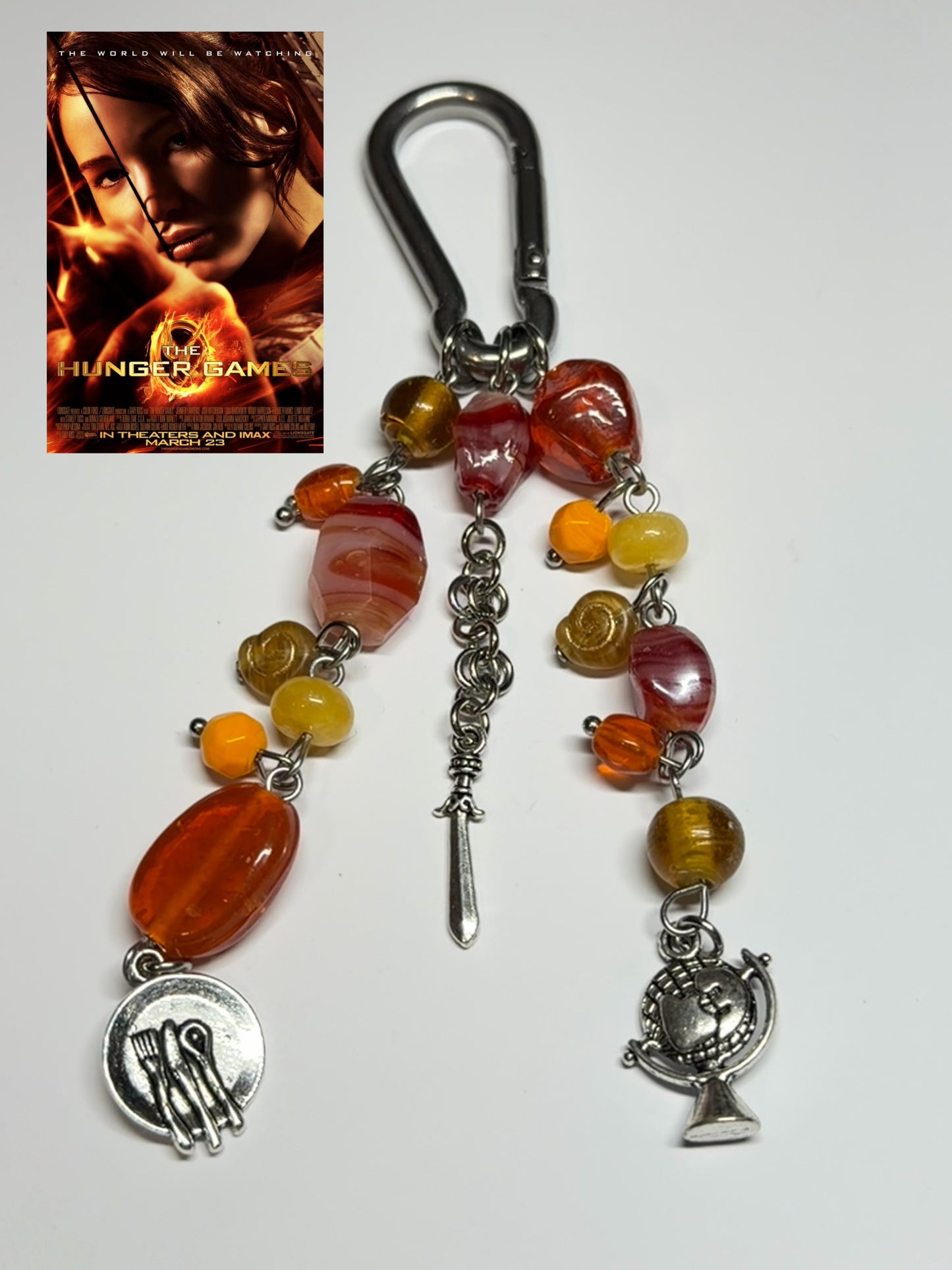 the hunger games - carabiner