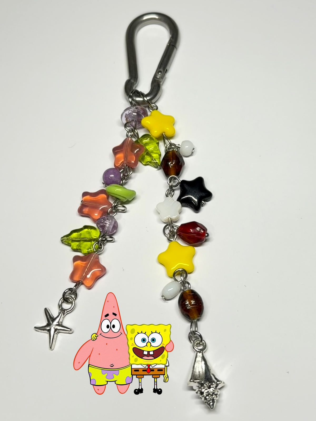 spongebob and patrick - carabiner