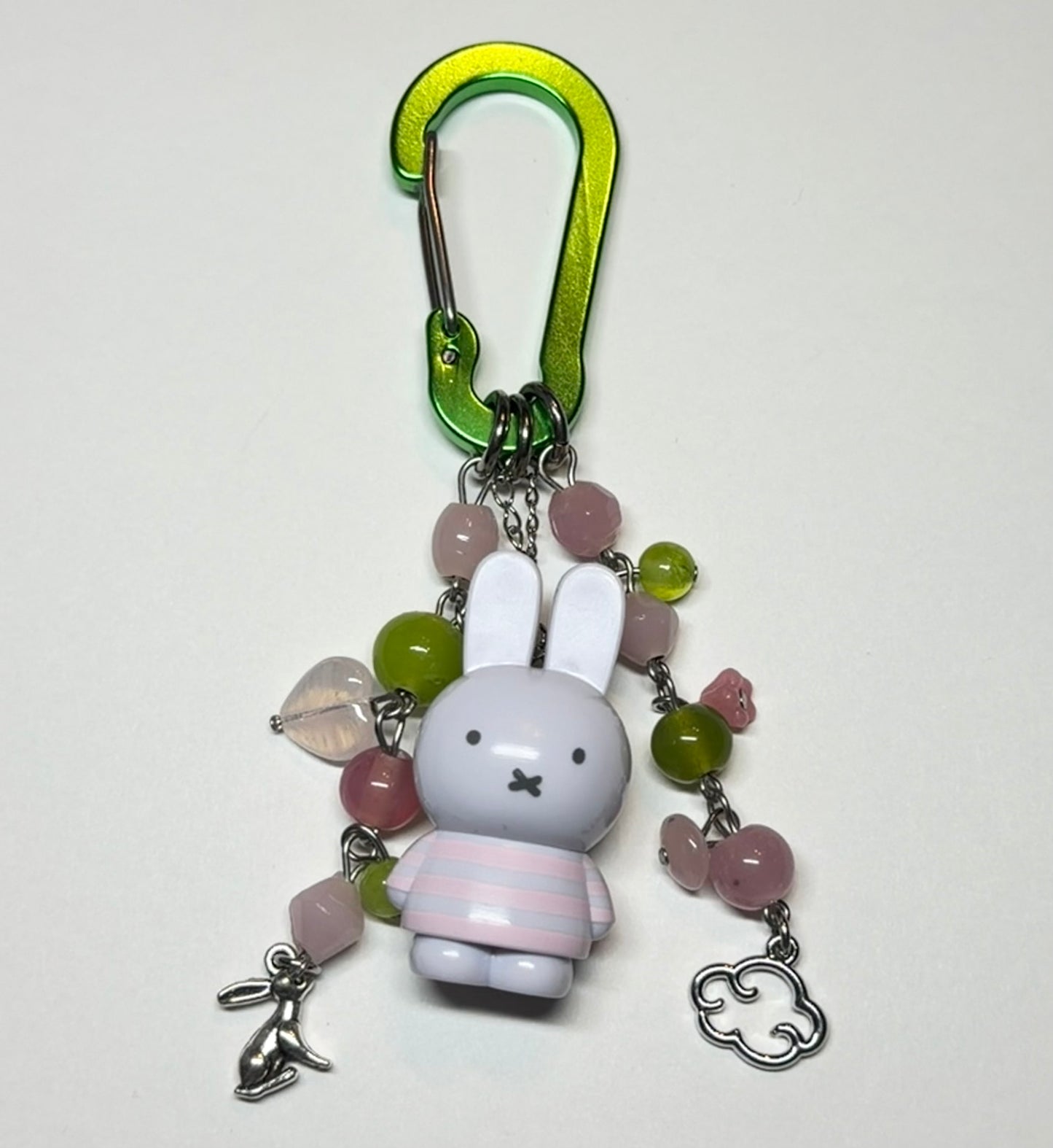 pink bunny - carabiner