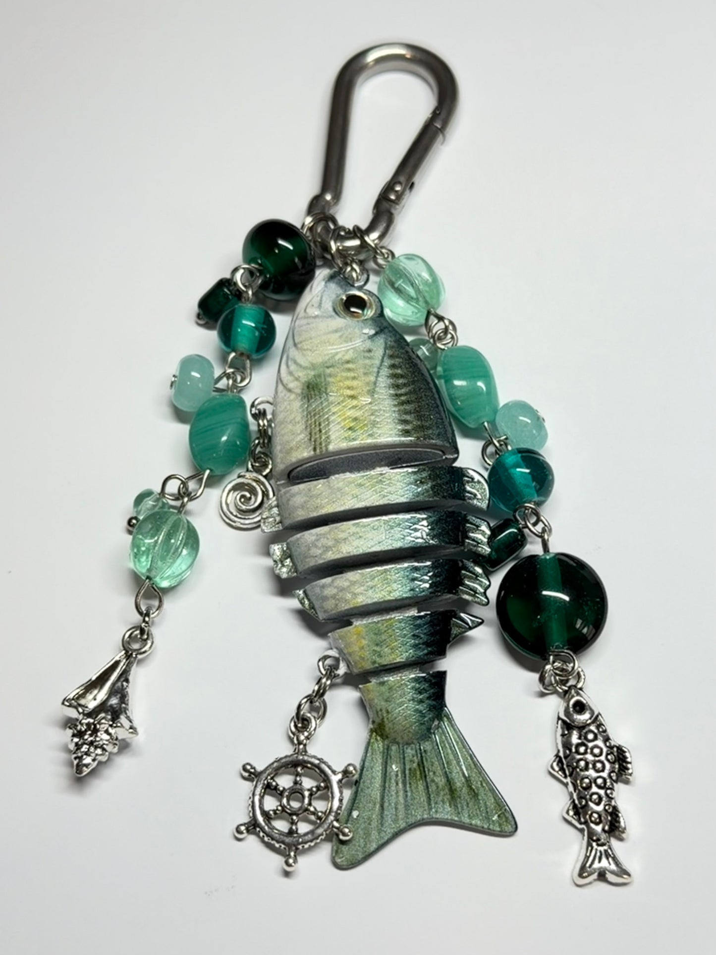 blue fishy - carabiner