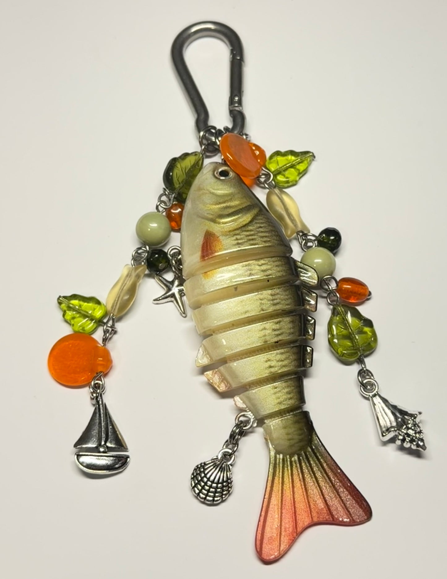 orange fishy - carabiner