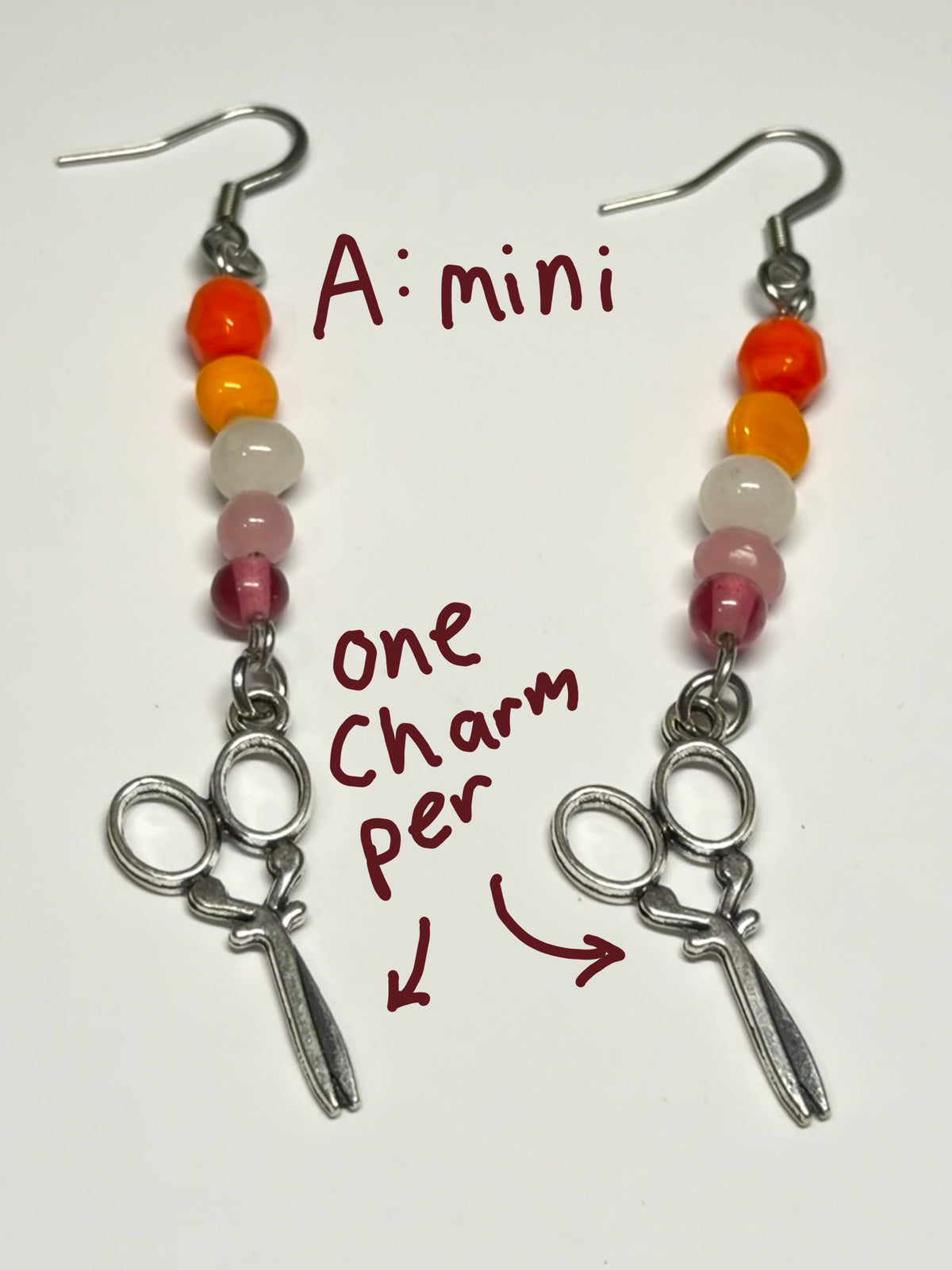 custom earrings READ DESCRIPTION BEFORE BUYING