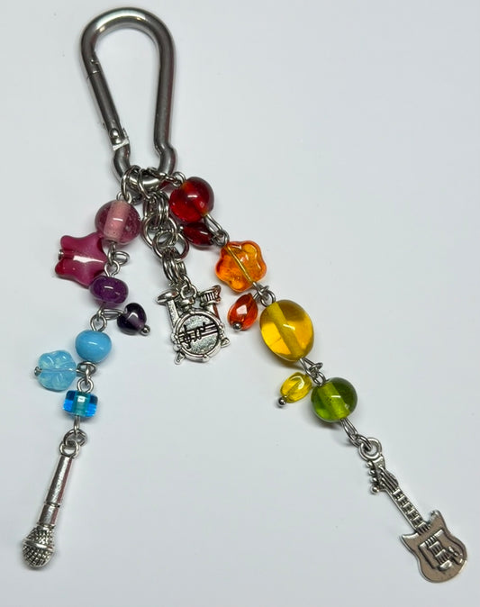 rainbow music - carabiner