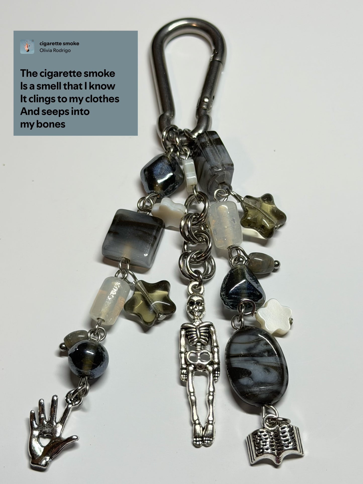 cigarette smoke - carabiner