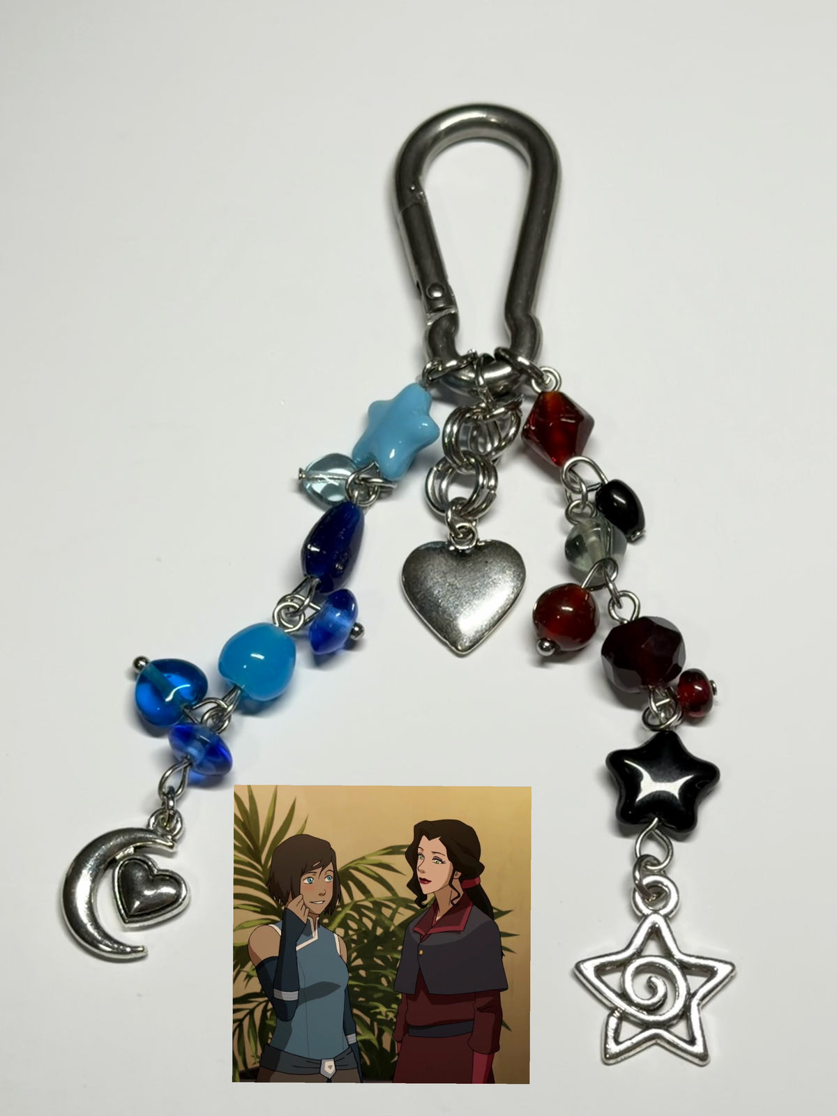 korra + asami - carabiner