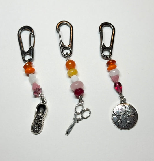lesbian - mini carabiner charm