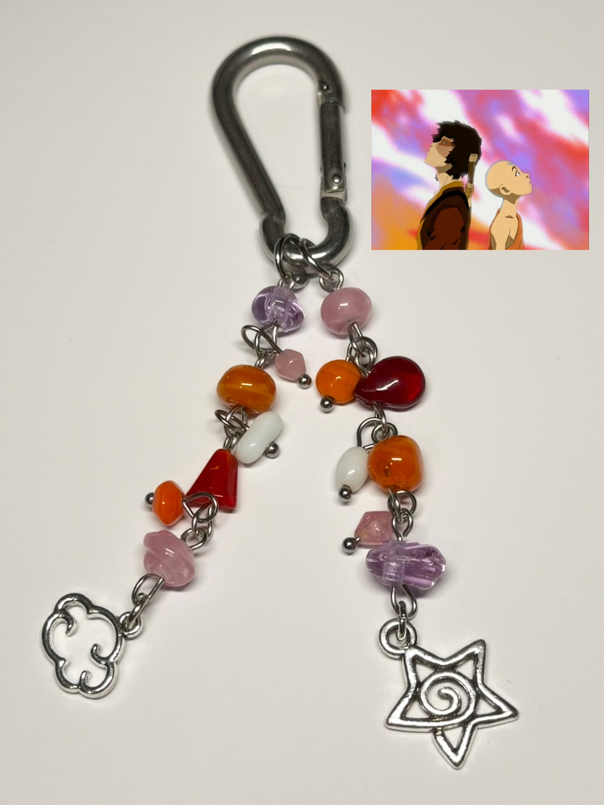 zuko + aang - carabiner