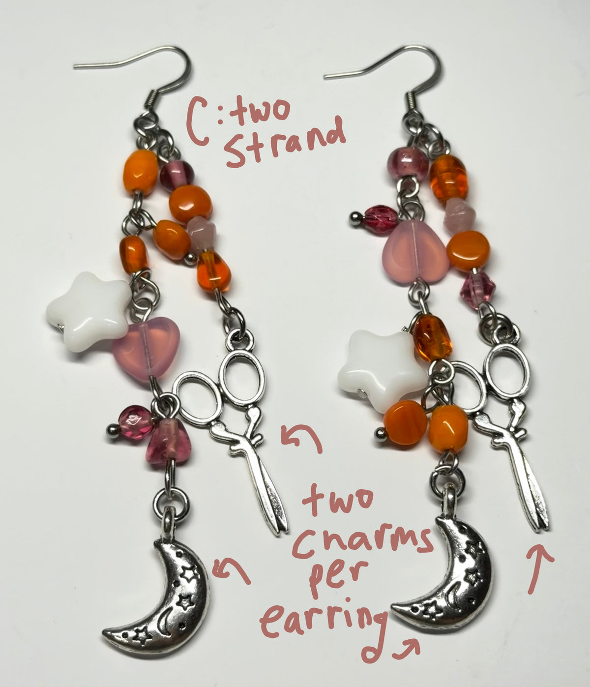 custom earrings READ DESCRIPTION BEFORE BUYING